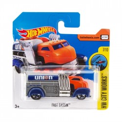 Hot Wheels - Fast Gassin, Camion Citern UNION - 1/64eme  (Sous blister)