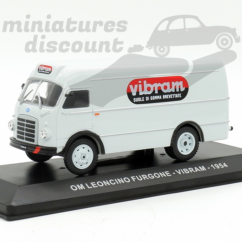 CAMION OM LEONCINO FURGONE (GRIS CLAIR) - 1/43ème en boite