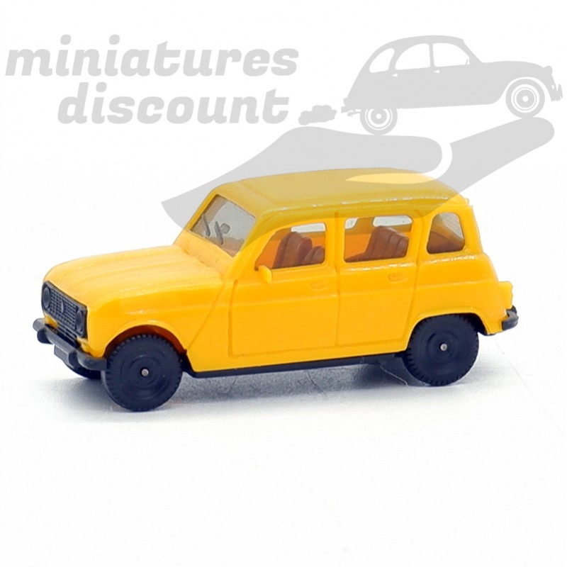 Renault 4 L  Autoroute Orange   Herpa 1/87 ème HO 