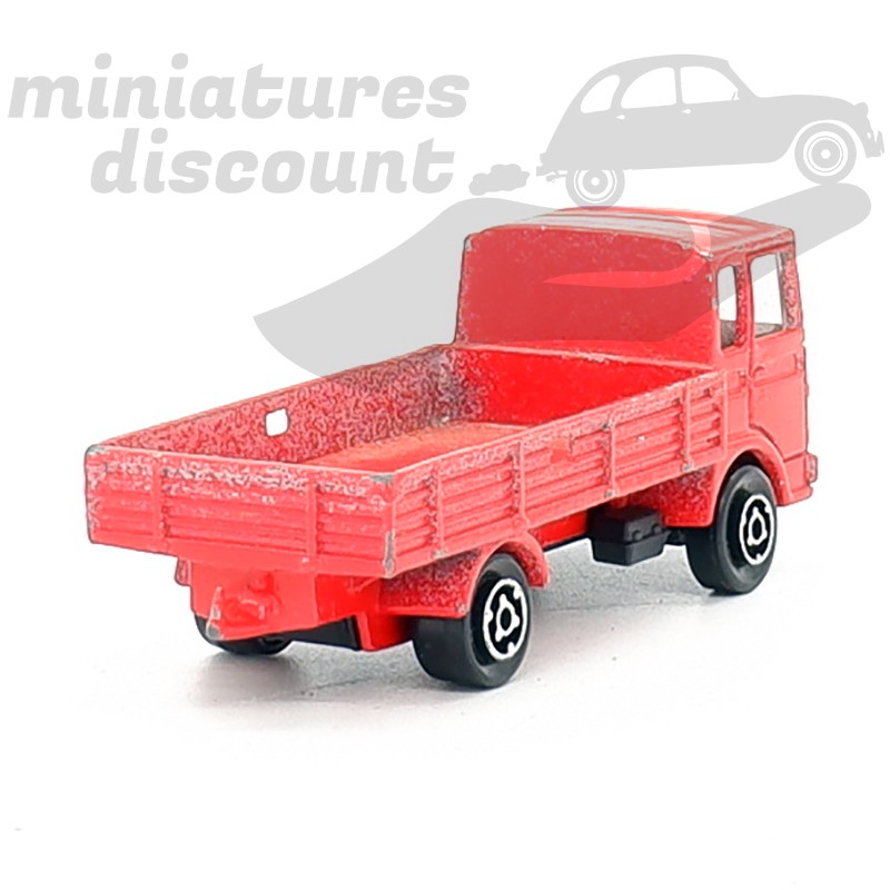 Camion Majorette Saviem Baché Vintage - Boîte D'Origine, Échelle 1/100, Modèle Ancien