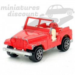Jeep Willys Rouge -...