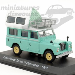 CAMPING-CAR LAND ROVER SERIES III DORMOBILE (TURQUOISE) - 1/43ème sous blister
