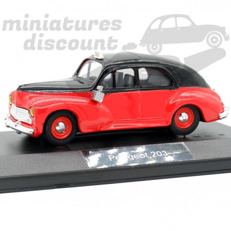 Peugeot 203 Taxi - 1/43ème sur socle