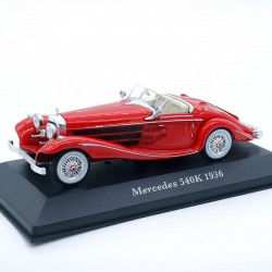 MERCEDES 540K 1936 (ROUGE) - 1/43ème en boite