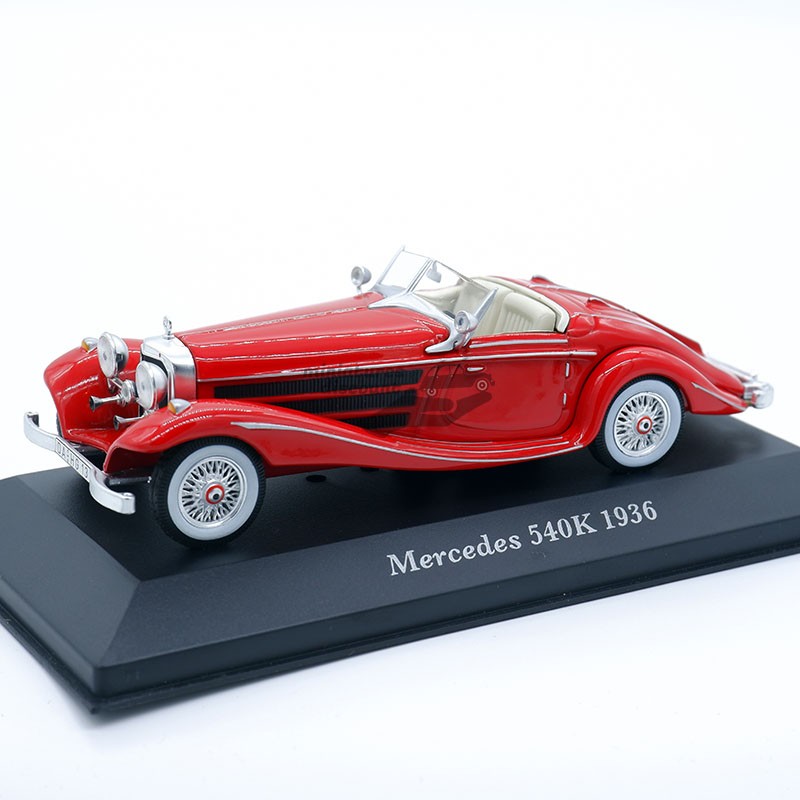 MERCEDES 540K 1936 (ROUGE) - 1/43ème en boite