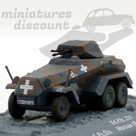 Sd.Kfz. 231 - Varsovie Pologne 1939 - 1/72ème en boite