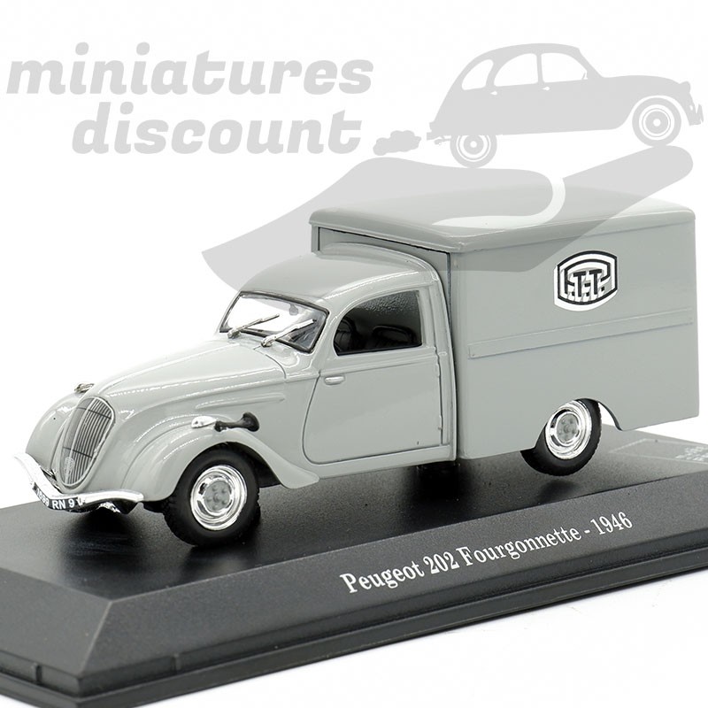 PEUGEOT 202 FOURGONNETTE 1946 LA POSTE (GRIS) - 1/43ème sous blister