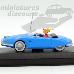 TURBOT RHINO 1 "LA CORNE DE RHINOCÉROS" SPIROU (BLEU) - 1/43ème en boite