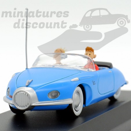TURBOT RHINO 1 "LA CORNE DE RHINOCÉROS" SPIROU (BLEU) - 1/43ème en boite