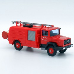 CAMION POMPIER IVECO (ROUGE) - SOLIDO - 1/50ème sous blister