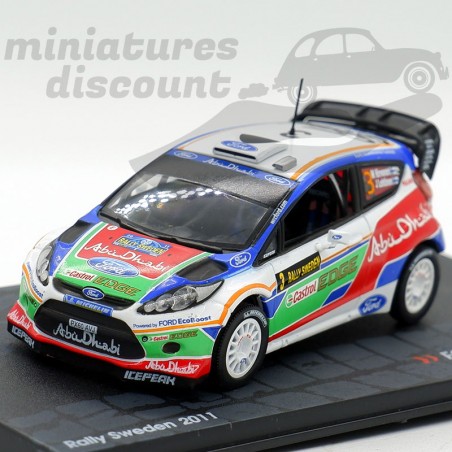 Ford Fiesta RS WRC - Rallye Suède 2011 - 1/43 ème en boite
