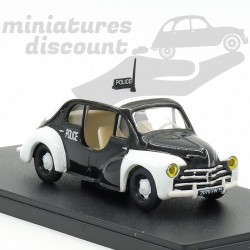 RENAULT 4CV POLICE (BLANC ET NOIR) - 1/43ème en boite