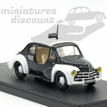 RENAULT 4CV POLICE (BLANC ET NOIR) - 1/43ème en boite