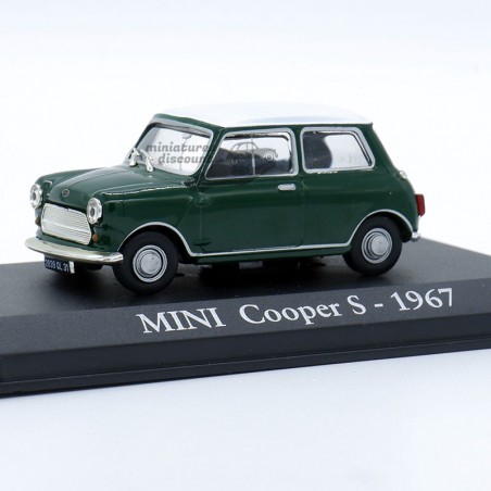 MINI COOPER S 1967 (VERT FONCÉ) - 1/43ème en boite