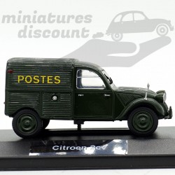 MINIATURE CITROËN 2CV LA POSTE NOREV AVEC BOÎTE (VERT FONCÉ) - NOREV - 1/43ème en boite