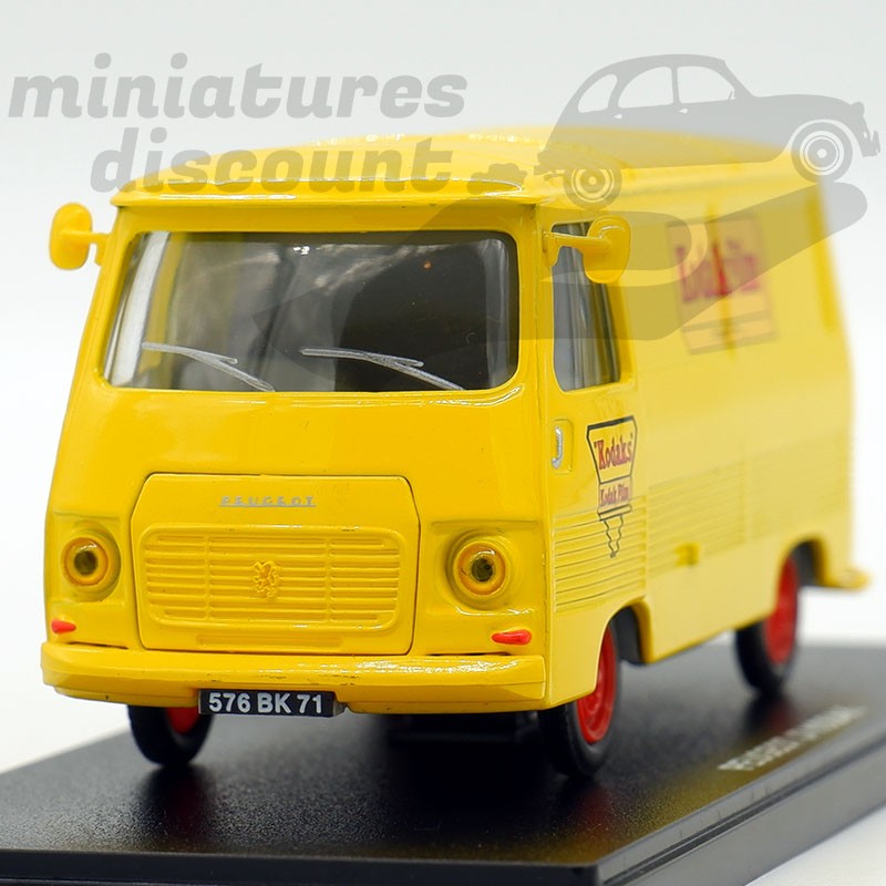 PEUGEOT J7 "KODAK FILM" (JAUNE) - 1/43ème en boite