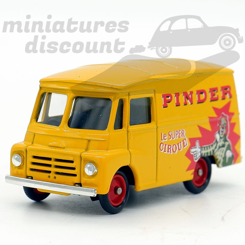 Miniature Morris LD 150 Cirque Pinder 1/50e - Corgi Altaya - Jaune - Occasion