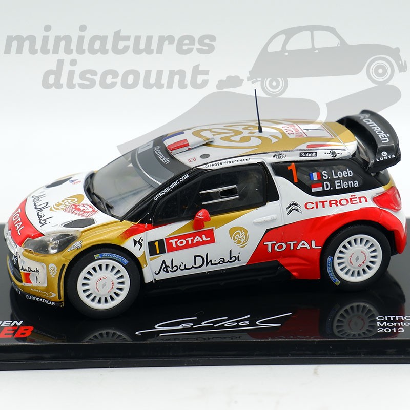 Modèle Réduit Ford Fiesta R5 Rallye Monte-Carlo 2014 N°37 - Échelle 1/43 IXO Altaya