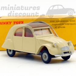 Miniature Citroën 2CV modèle 61 Dinky Toys 1/43 avec boîte d’origine