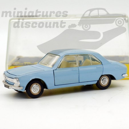 Peugeot 504 cabriolet bleue de 1969 (Norev