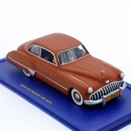 Buick Roadmaster TINTIN au 1/43ème en résine Tintin au pays de l'or Noir