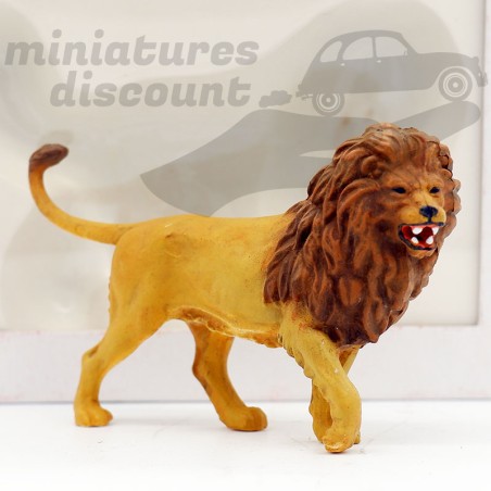 Figurine Lion Debout - Preiser - Elastolin - 1/25ème en boite