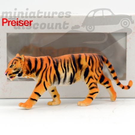 Tigre Marchant - Preiser - Elastolin - 1/25ème en boite