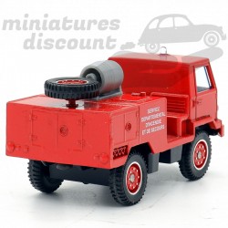 BERLIET CAMIVA 4X4 CCF POMPIERS (ROUGE) - SOLIDO - 1/50ème en boite