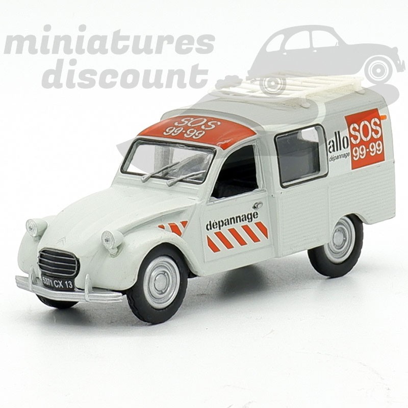 Citroen 2cv fourgonnette sans boite eligor 1/43° - Les Miniatures
