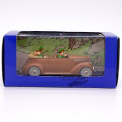 LA FORD V8 DÉCAPOTABLE DE 1937 DU SCEPTRE D'OTTOKAR TINTIN - 1/43ème en boite
