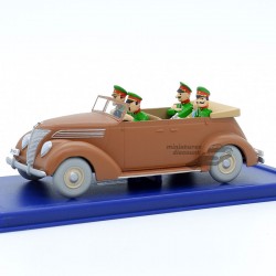 LA FORD V8 DÉCAPOTABLE DE 1937 DU SCEPTRE D'OTTOKAR TINTIN - 1/43ème en boite