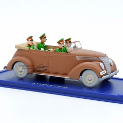 LA FORD V8 DÉCAPOTABLE DE 1937 DU SCEPTRE D'OTTOKAR TINTIN - 1/43ème en boite