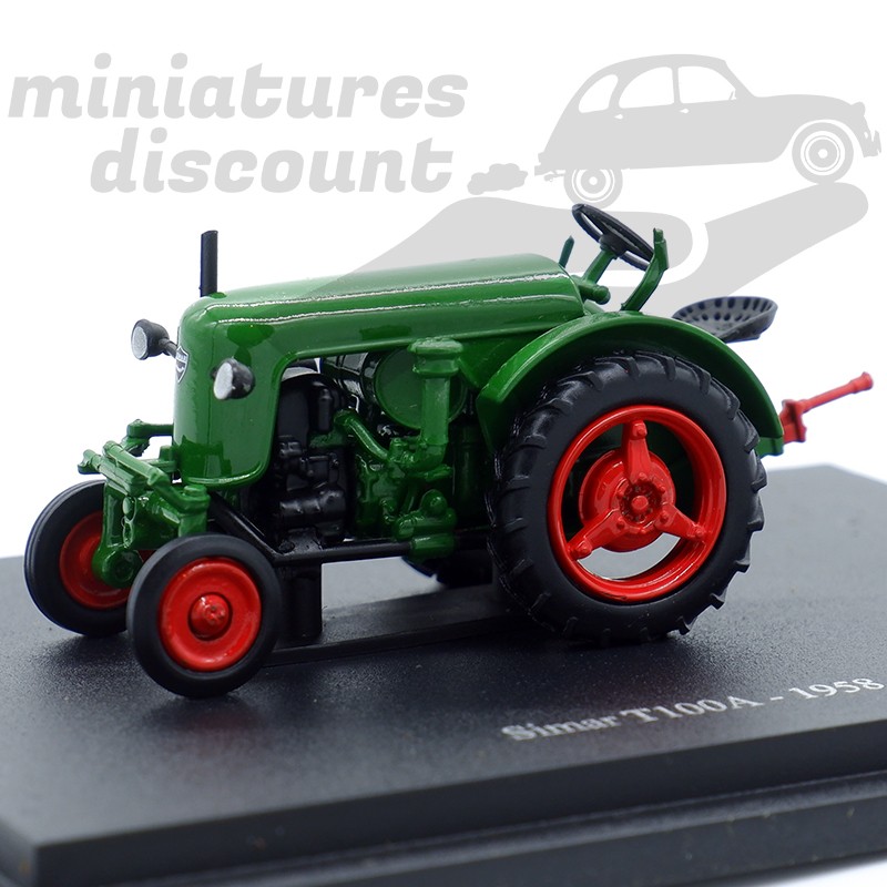 TRACTEUR SIMAR T100A 1958 (VERT FONCÉ) - Voir description sous blister