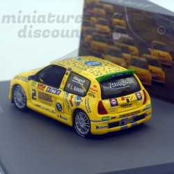 RENAULT CLIO SPORT TROPHY (JAUNE FONCÉ) - UNIVERSAL HOBBIES - 1/43ème en boite