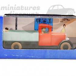 TINTIN "LE CAMION ROUGE" (ROUGE) - 1/43ème en boite