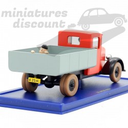 TINTIN "LE CAMION ROUGE" (ROUGE) - 1/43ème en boite