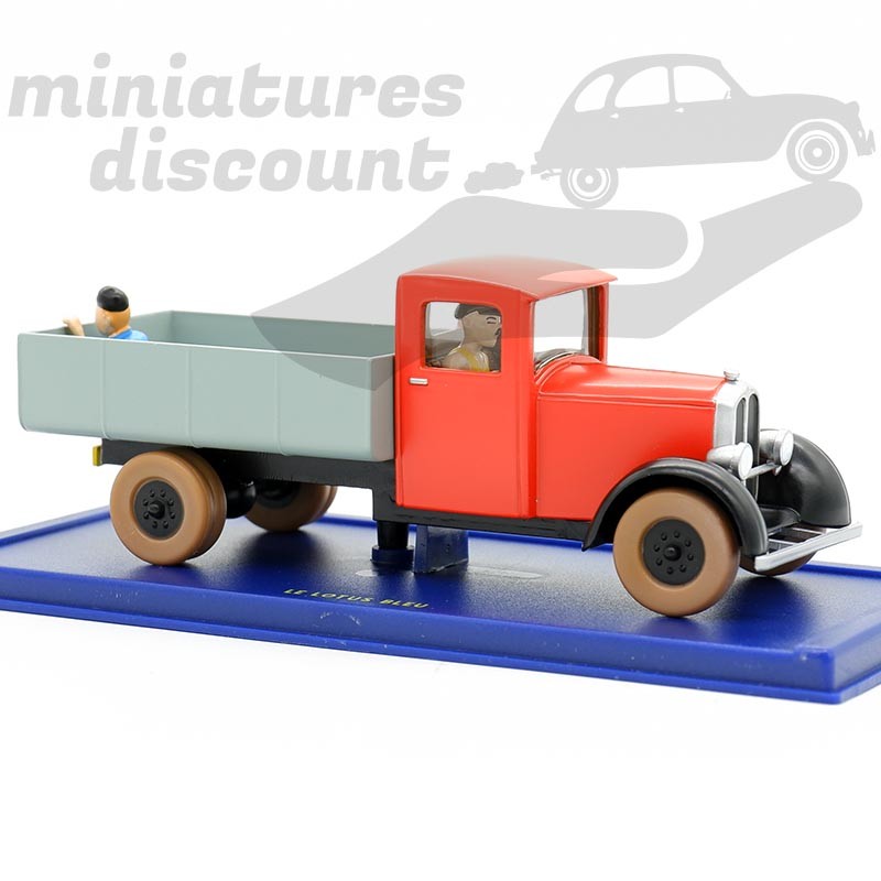 TINTIN "LE CAMION ROUGE" (ROUGE) - 1/43ème en boite