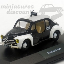 RENAULT 4CV POLICE (BLANC ET NOIR) - 1/43ème en boite