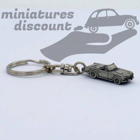 Porte clés en étain, Triumph TR4 - miniature en Etain
