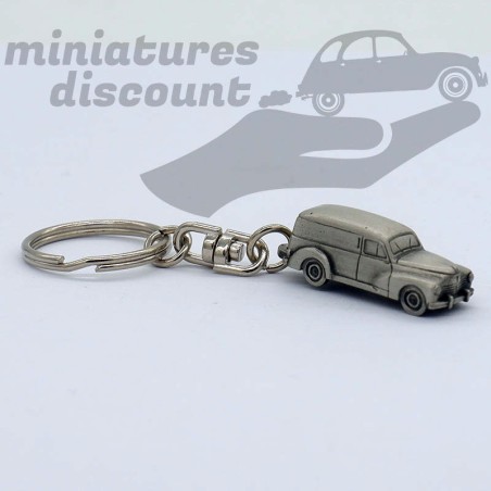 Porte clés en étain, Peugeot 203 - miniature en Etain