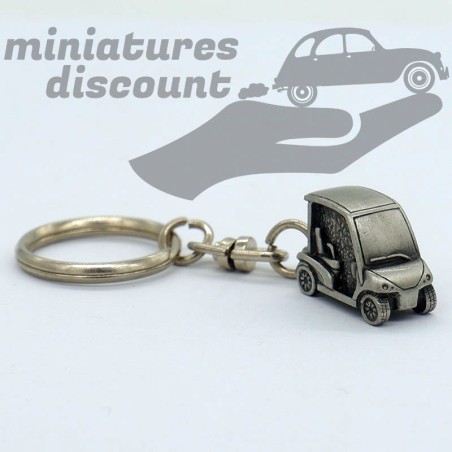 Porte clés en étain, Voiture de golf, Caddie - miniature en Etain