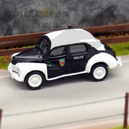 Renault 4CV Police - Norev - 3 inches en boite