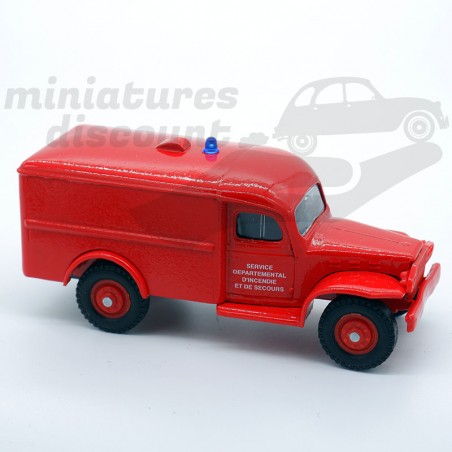 Dodge WC54 Pompiers - Solido - 1/50ème - en boite