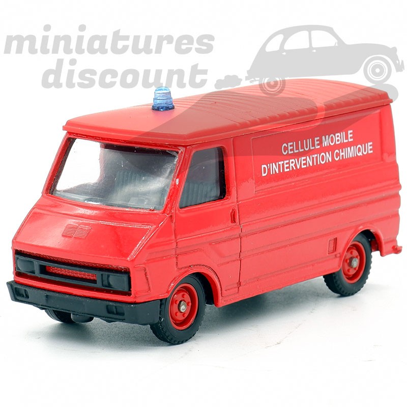CITROËN C35 POMPIERS (ROUGE) - SOLIDO - 1/50ème en boite