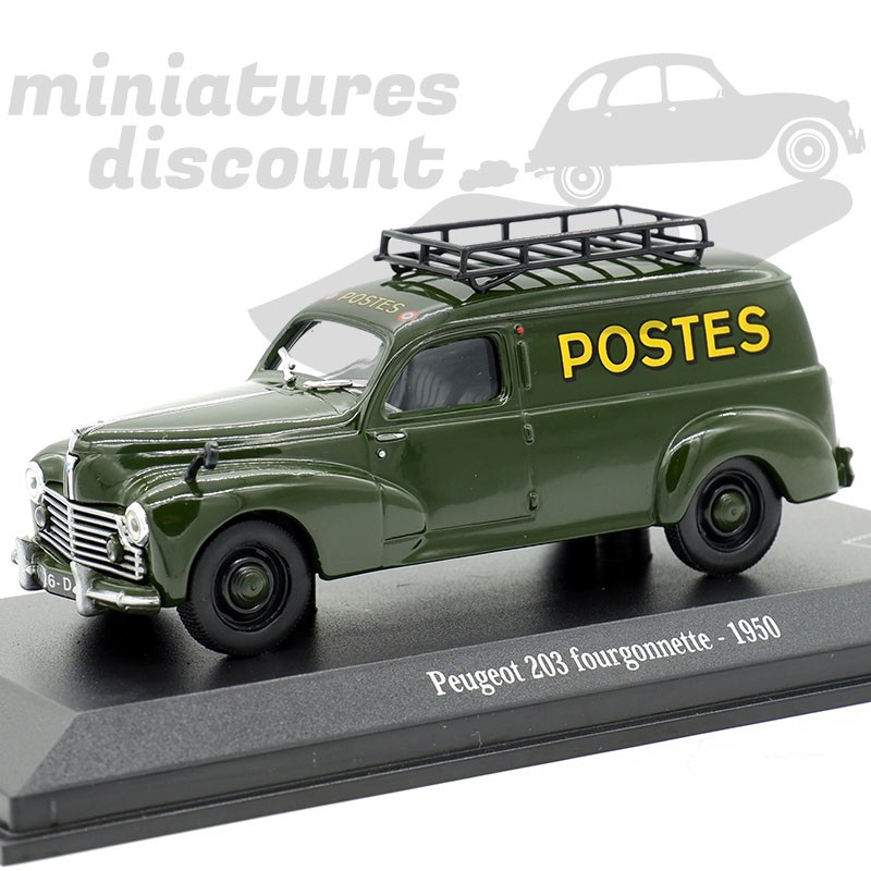 PEUGEOT 203 FOURGONNETTE 1950 (VERT FONCÉ) - 1/43ème en boite