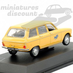 PEUGEOT 204 BREAK 1969 LA POSTE (JAUNE) - 1/43ème sous blister