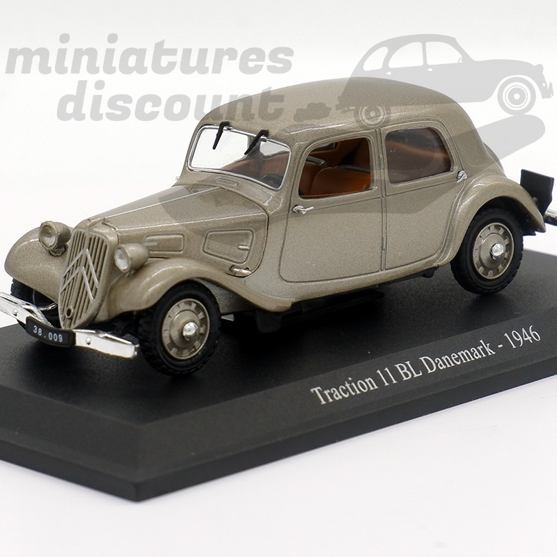 CITROËN TRACTION 11 BL DANEMARK DE 1946 (GRIS) - 1/43ème sous blister