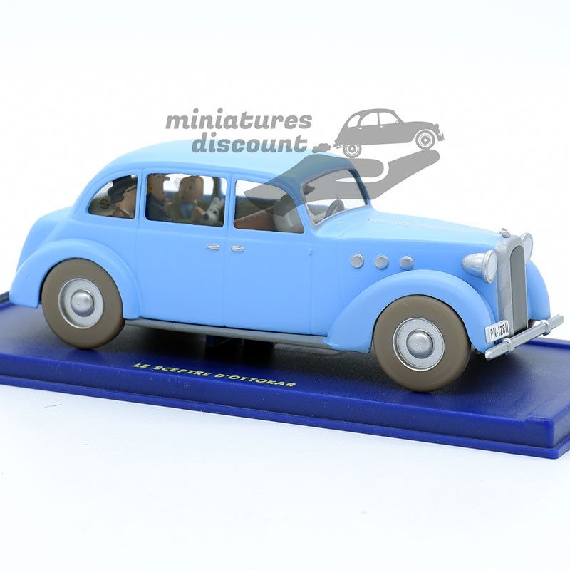 LA VOITURE DE BIANCA CASTAFIORE TINTIN (ROSE/ROUGE) - 1/43ème en boite