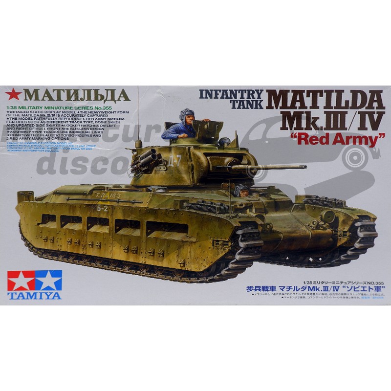 MATILDA MK III/IV INFANTRY TANK "RED ARMY" (A PEINDRE) - TAMIYA - 1/35ème en boite