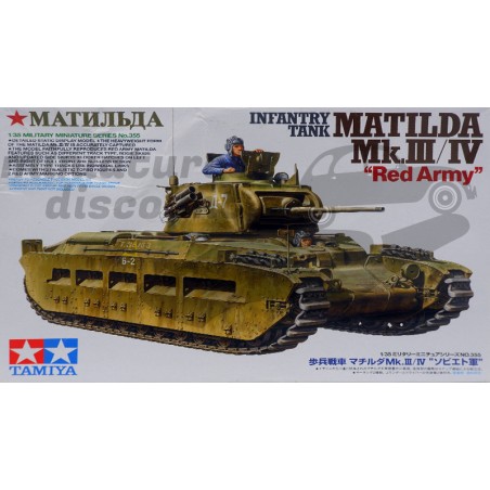 MATILDA MK III/IV INFANTRY TANK "RED ARMY" (A PEINDRE) - TAMIYA - 1/35ème en boite